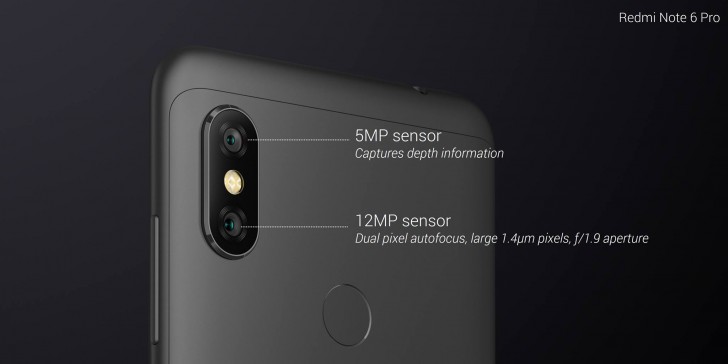 Xiaomi Redmi Note 6 Pro revelou: adicionando um entalhe e uma cam dupla selfie para a receita antiga