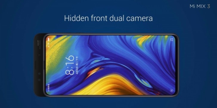 Xiaomi Mi Mix 3 Slider Debuts With 6 4 Screen Four Cameras And 5g Version Gsmarena Com News