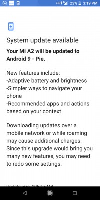 Stable Android 9.0 Pie arrives on the Xiaomi Mi A2