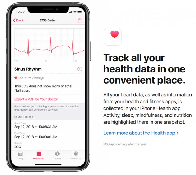 the ecg app