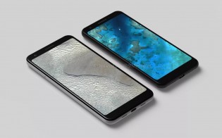 Alleged renders of the Pixel 3 'Lite' and Pixel 3 XL 'Lite'