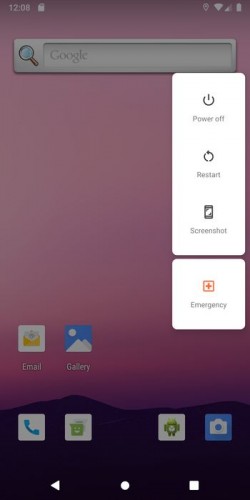 The new Emergency option in Android Q