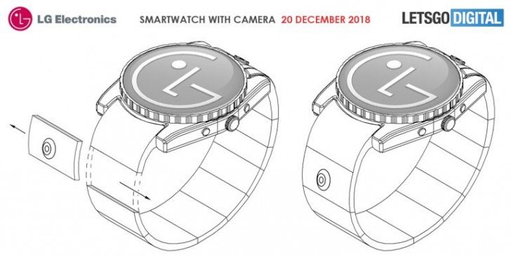 LG patents a smart watch with a camera 