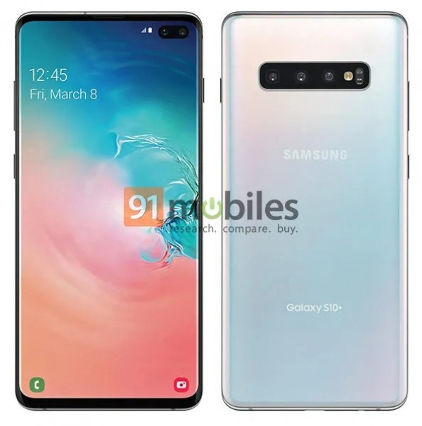 Alleged Official Render Of Galaxy S10 Leaks Gsmarena Com News
