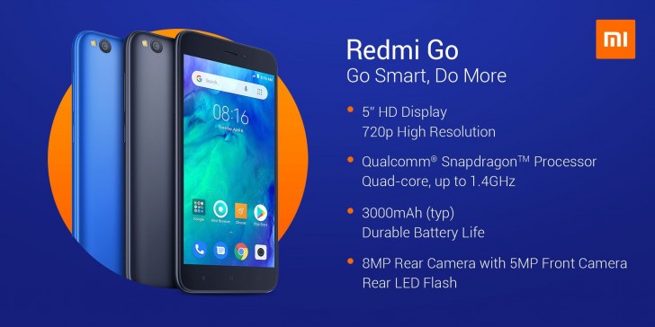 驍龍425 處理器、主打 Android Go 系統：Redmi Go 正式發布；僅售 €80 歐元！ 3