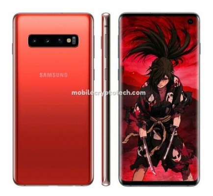 Samsung Galaxy S10 in Cinnabar Red (unconfirmed)