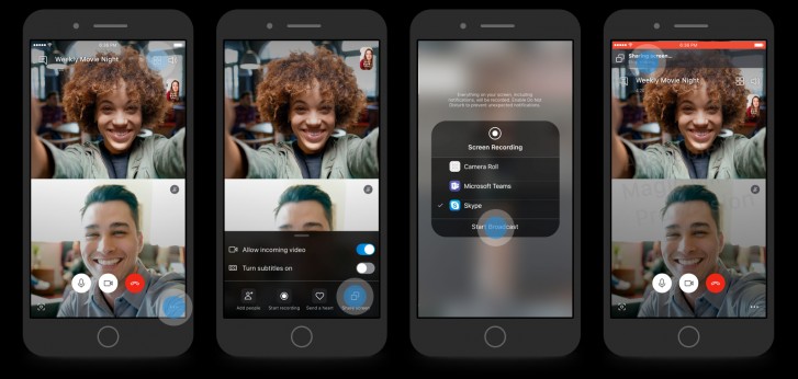 Skype Adds Screen Sharing On Ios And Android Gsmarena Com News