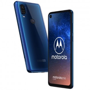 Motorola One Vision in Blue color