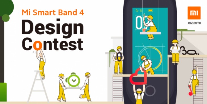 Design a wallpaper for the Xiaomi Mi Band 4 and you can win a free band