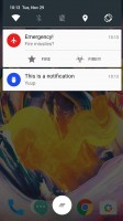 The notification shade - Oneplus 3t review