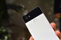 We love the finish on the aluminum back - Google Pixel 2 hands-on review