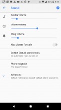 Sound settings - Google Pixel 2 review
