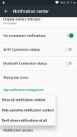 Per-app notification control - Lenovo K6 Note review