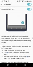 Screen pinning - LG V30 review