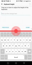 Portrait keyboard: Largest setting - LG V30 review