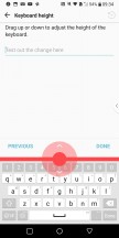 Portrait keyboard: Smallest setting - LG V30 review