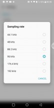 HD Audio recorder: Settings - LG V30 review