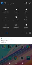 Notification shade - OnePlus 5T review