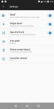 Homescreen settings - OnePlus 5T review