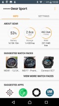 Check watch status - Samsung Gear Sport review