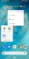 Folder view with app shortcuts - Google Pixel 3 review