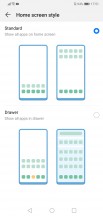 Homescreen styles - Huawei Mate 20 review