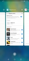 Recent apps - Huawei Mate 20 review