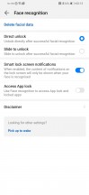 Security settings - Huawei P Smart 2019 review