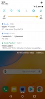 The notification area - LG G7 ThinQ review