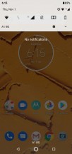 Notification shade - Motorola One review