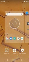 Launcher settings - Motorola One review