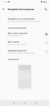 Gesture navigation options - OnePlus 6T review