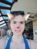 8MP selfies with various stickers - Oppo R15 Pro review