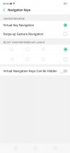 Navigation settings - Oppo Realme 2 Pro review