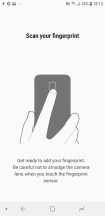 Fingerprint enrollment - Samsung Galaxy A6 (2018) review