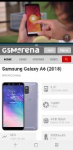 Multi-window - Samsung Galaxy A6 (2018) review