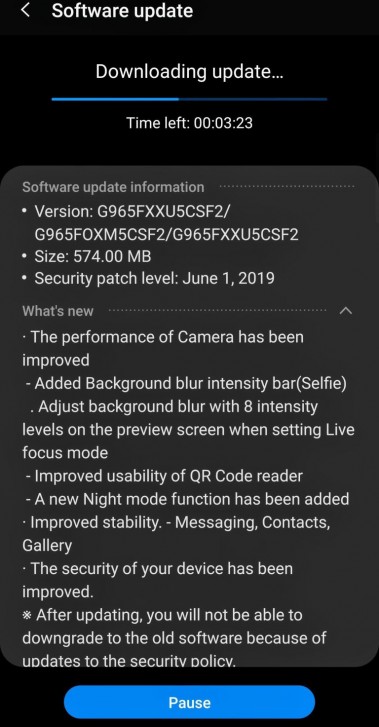 提升拍攝體驗：Samsung Galaxy S9 / S9+ 收穫系統更新，新增【夜景模式】讓夜拍更美麗！ 1