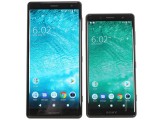 Xperia XZ2 next to the Xperia XZ2 Compact - Sony Xperia XZ2 review