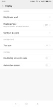 Display settings - Xiaomi Note 5 Pro hands-on review