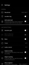 Camera menus - Honor 20 Pro review