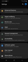 Settings - Samsung Galaxy M30 review
