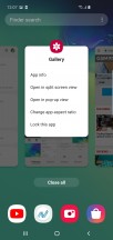 Menu to go into multi window - Samsung Galaxy S10+ review