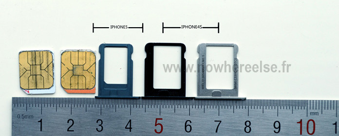 Are These The Nano Sim Tray And Home Button Of The Iphone 5
