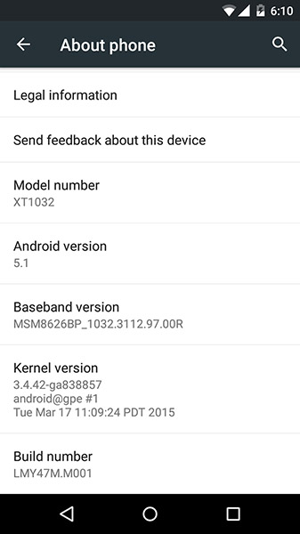 Moto G Gpe Getting The Android 5 1 Ota Update Gsmarena Com News